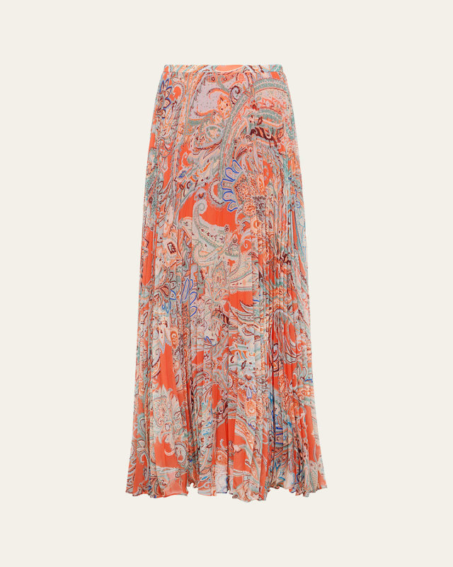 Torin Pleated Maxi Skirt